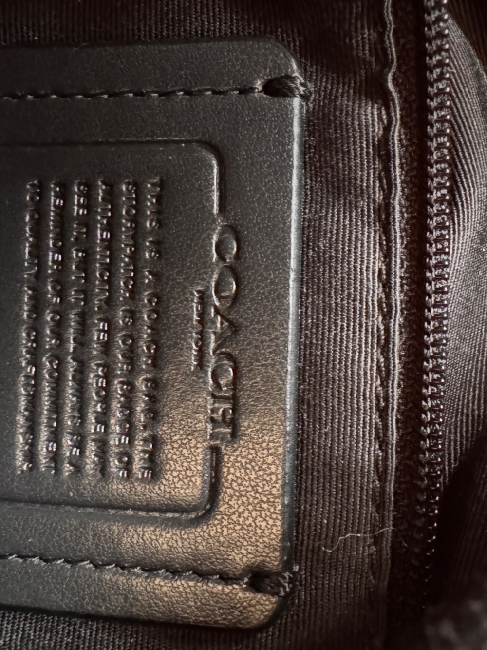 Coach F58284 Black Signature Jacquard Zip Top Shoulder Bag Purse - Picture 3 of 6
